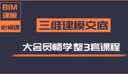 BIM三维建模大会员